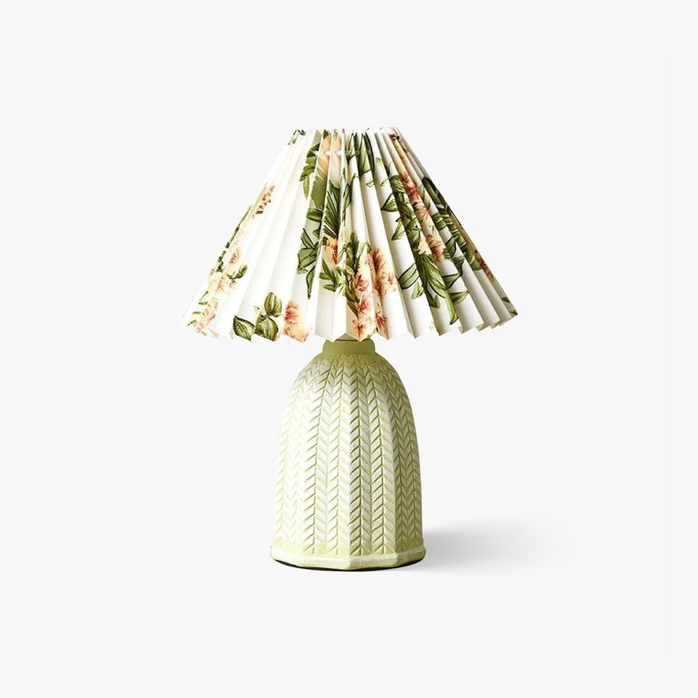 Vintage Pleated Table Lamp K756