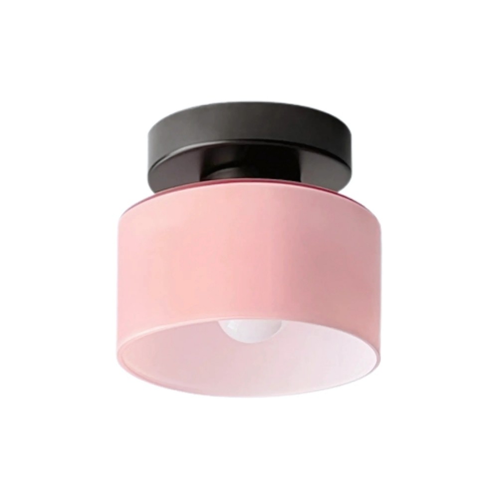 Morandi Cylinder Ceiling Light - Minimalist Flush Mount for Indoor Spaces K893