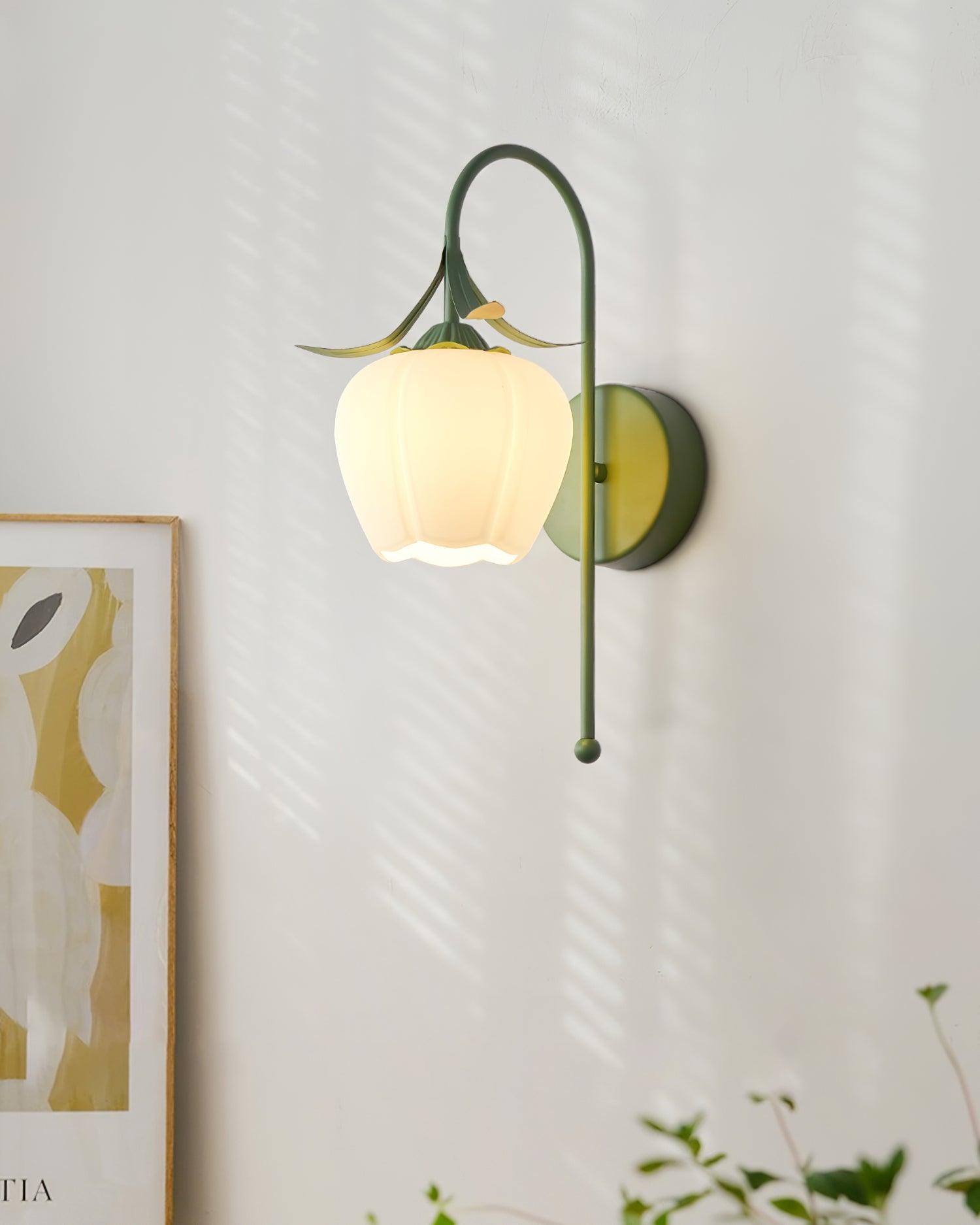 French Cream Style Flower Wall Lamp K474