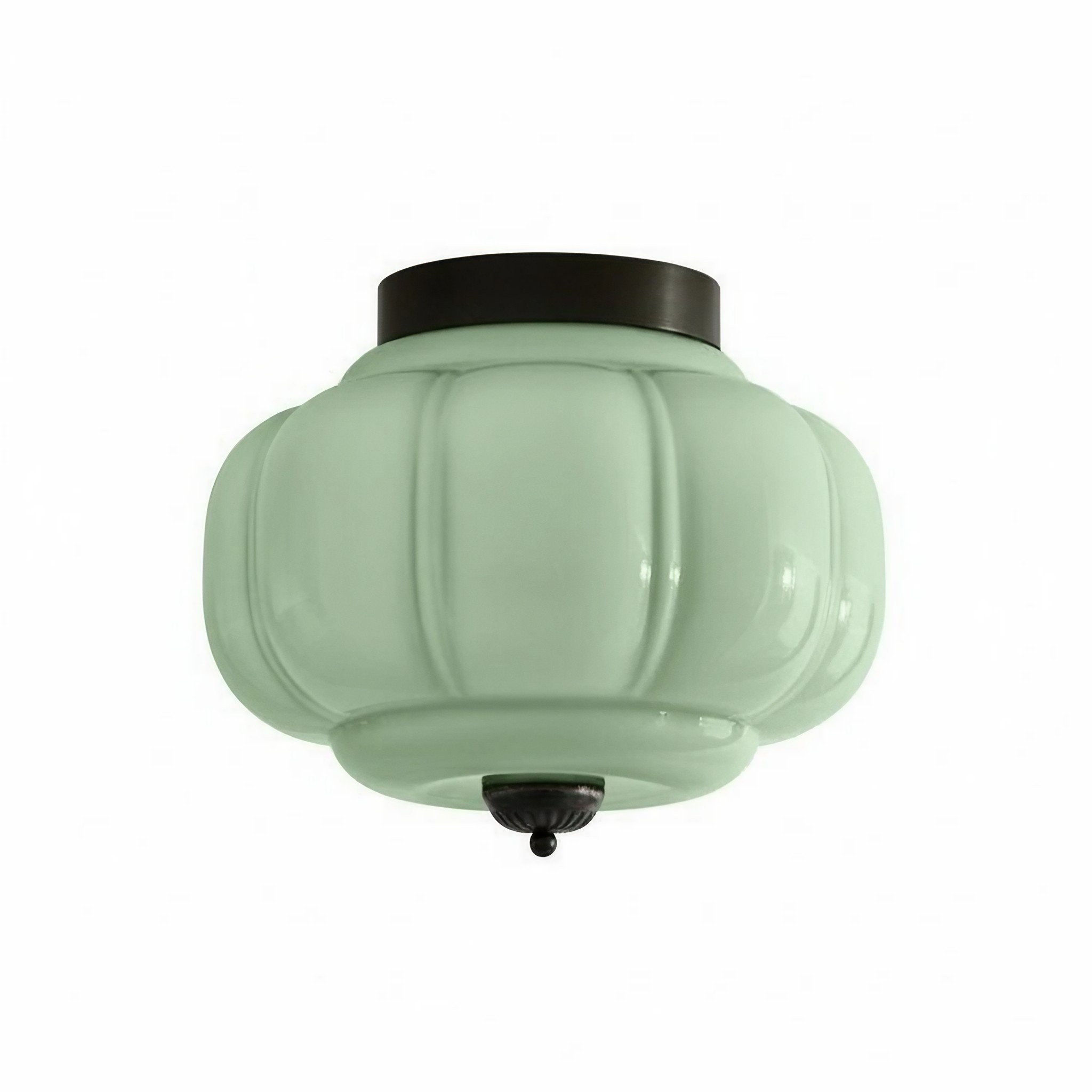 Eloise Vintage Lantern Style Ceiling Light – Elegant Glass Shade Fixture for Hallway K1137