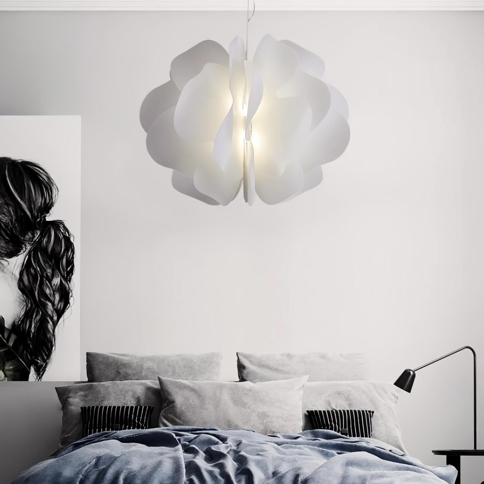 Modern Plastic Flower Design Pendant Lamp K539