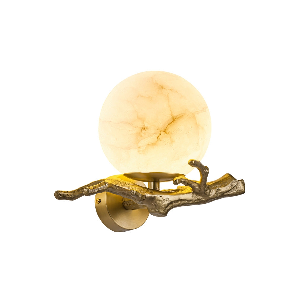 Retro Twigs Alabaster Wall Lamp D435