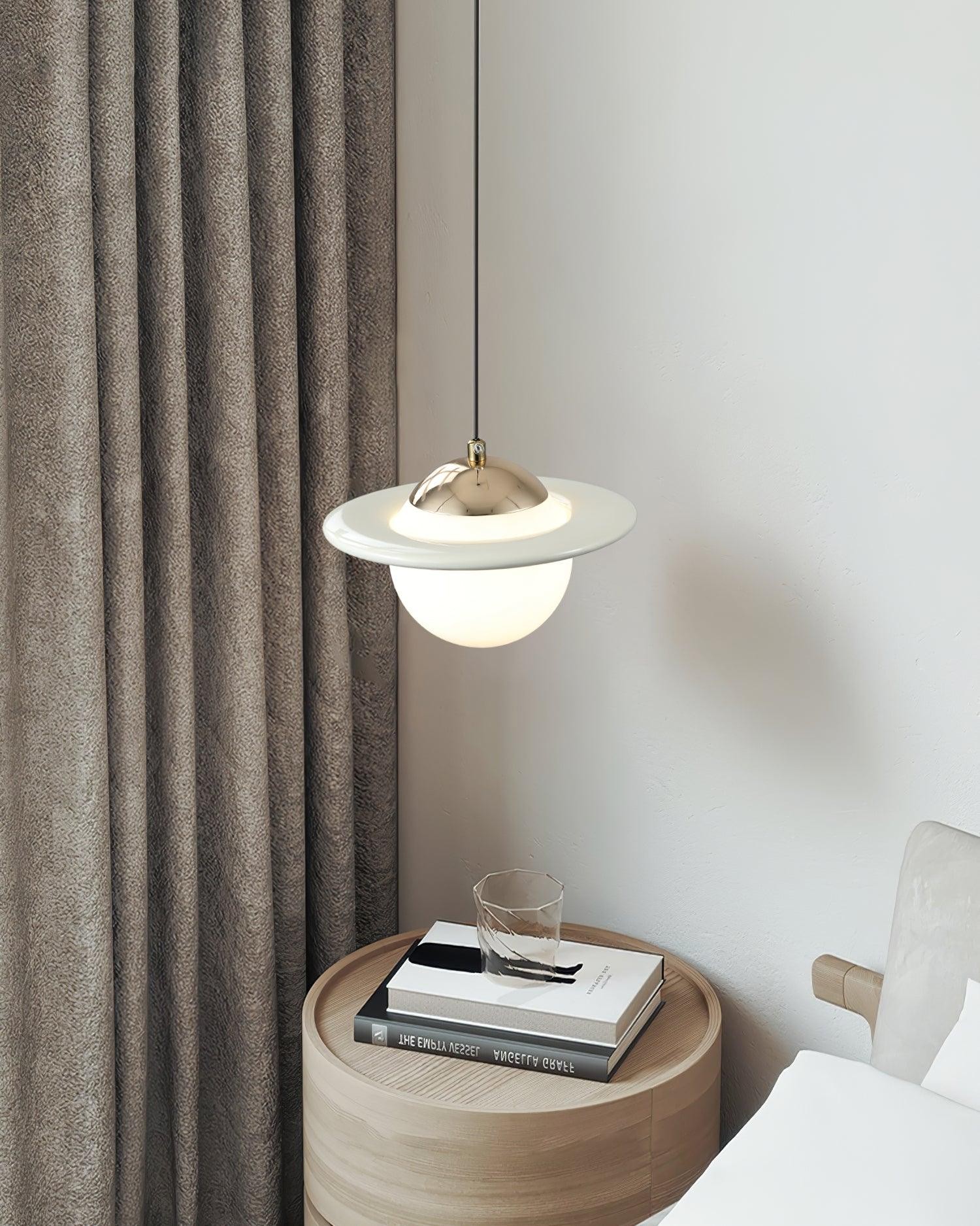 Romantic Saturn Planet Pendant Lamp for Bedroom K656