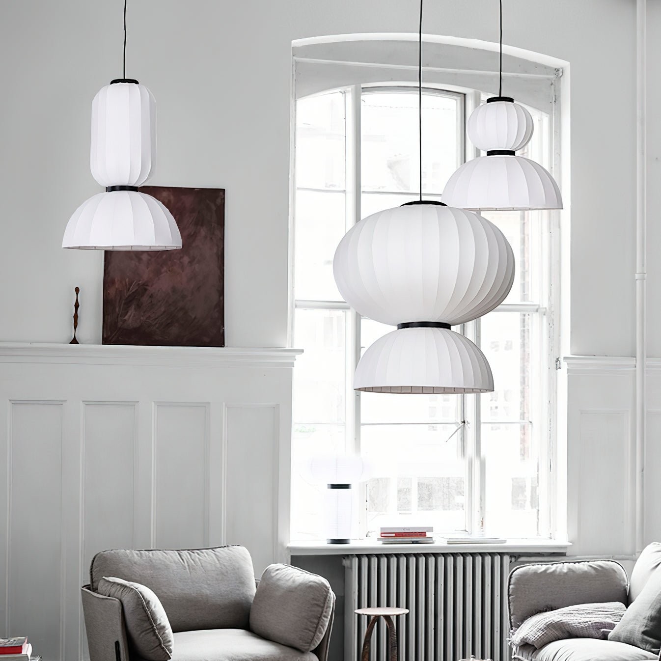 Mulberry Silk Lantern Pendant Light K532