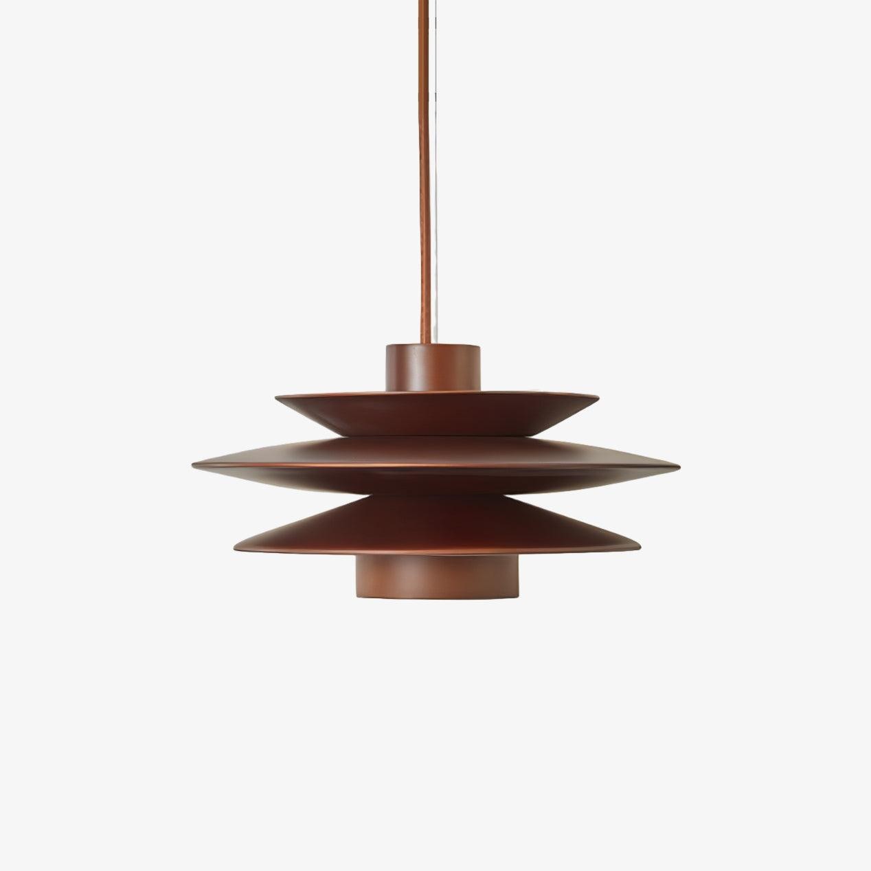 Multi Tiered Disc Pendant Lamp K299