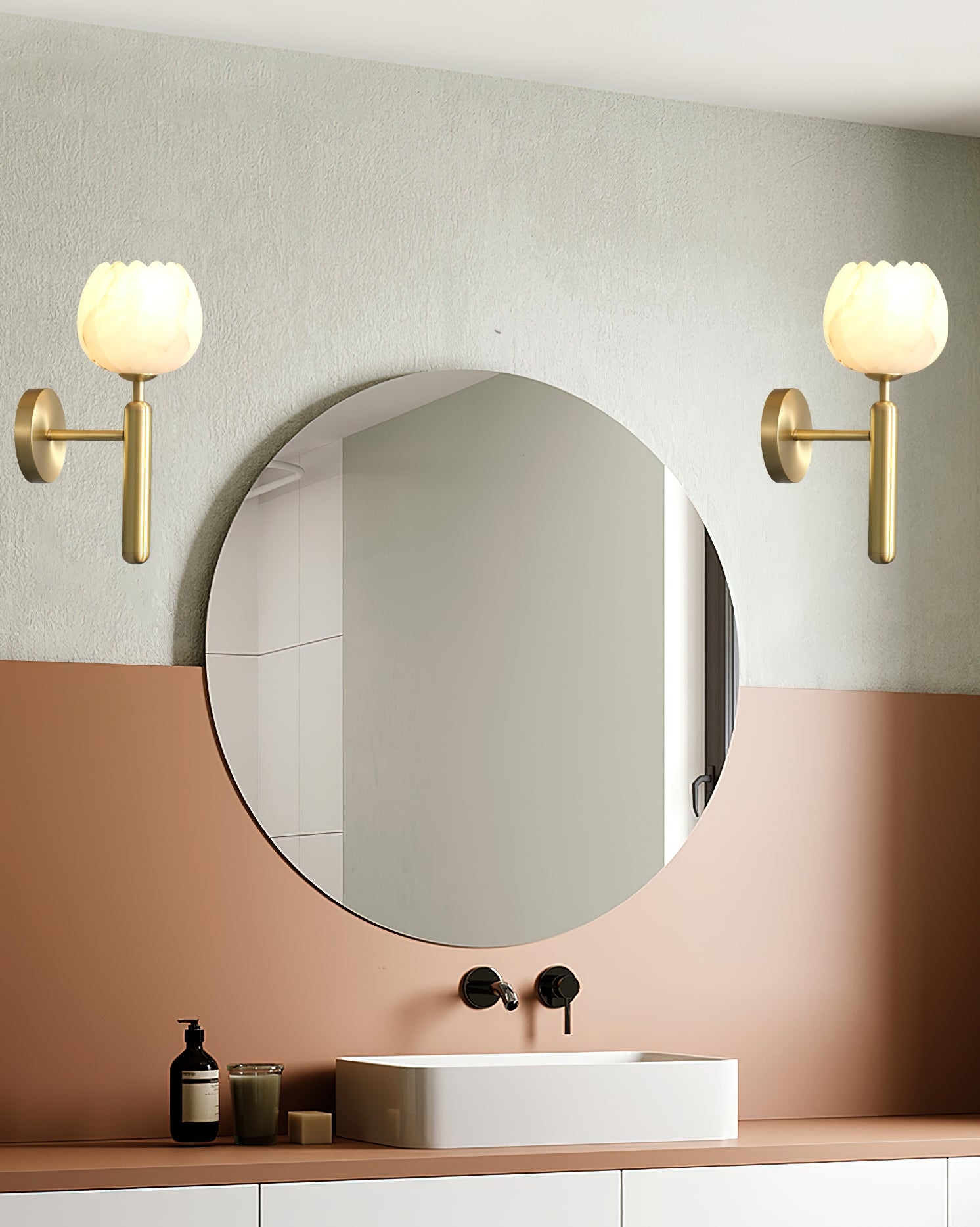 Mian Alabaster Wall Lamp D439