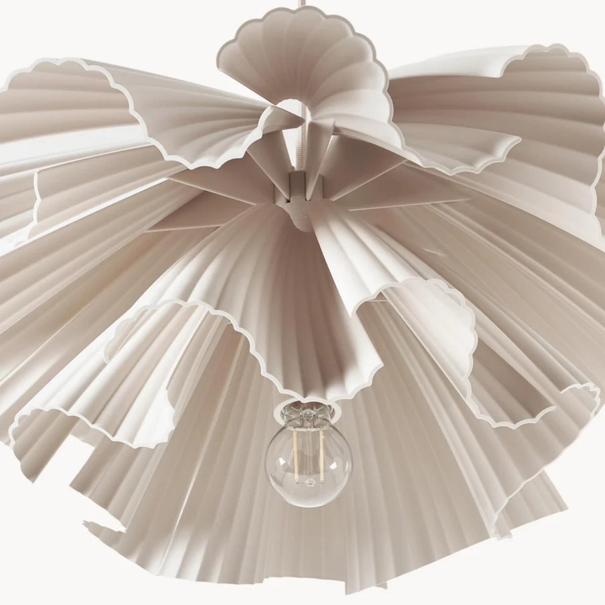 Elora Plastic Pendant Lamp - Lightweight Modern Design for Bedrooms or Living Rooms K1759