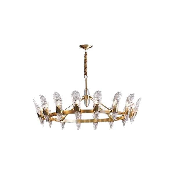 Modern Cystal Chandelier/Brass
