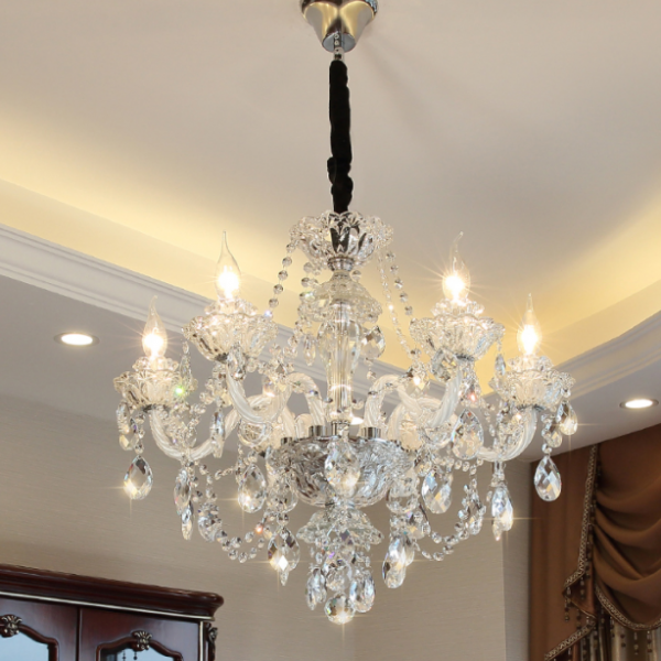 Candlestick Crystal Chandelier