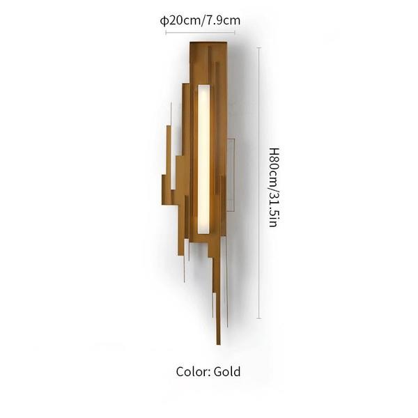 Metal Sculpted Wall Sconce