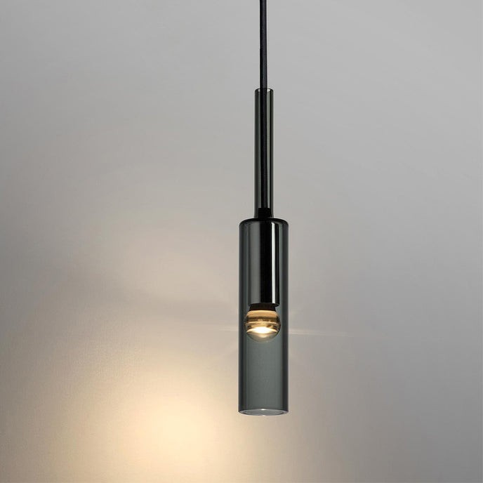 Modern Cylindrical Glass Pendant Light K855