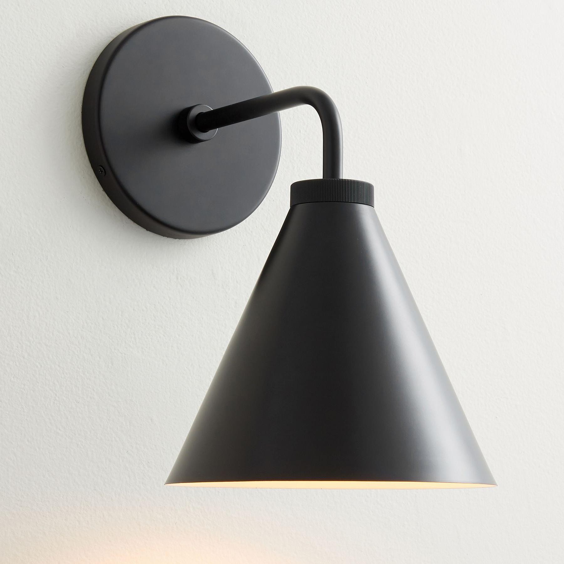 Retro Metal Cone Tapered Sconce Light K847