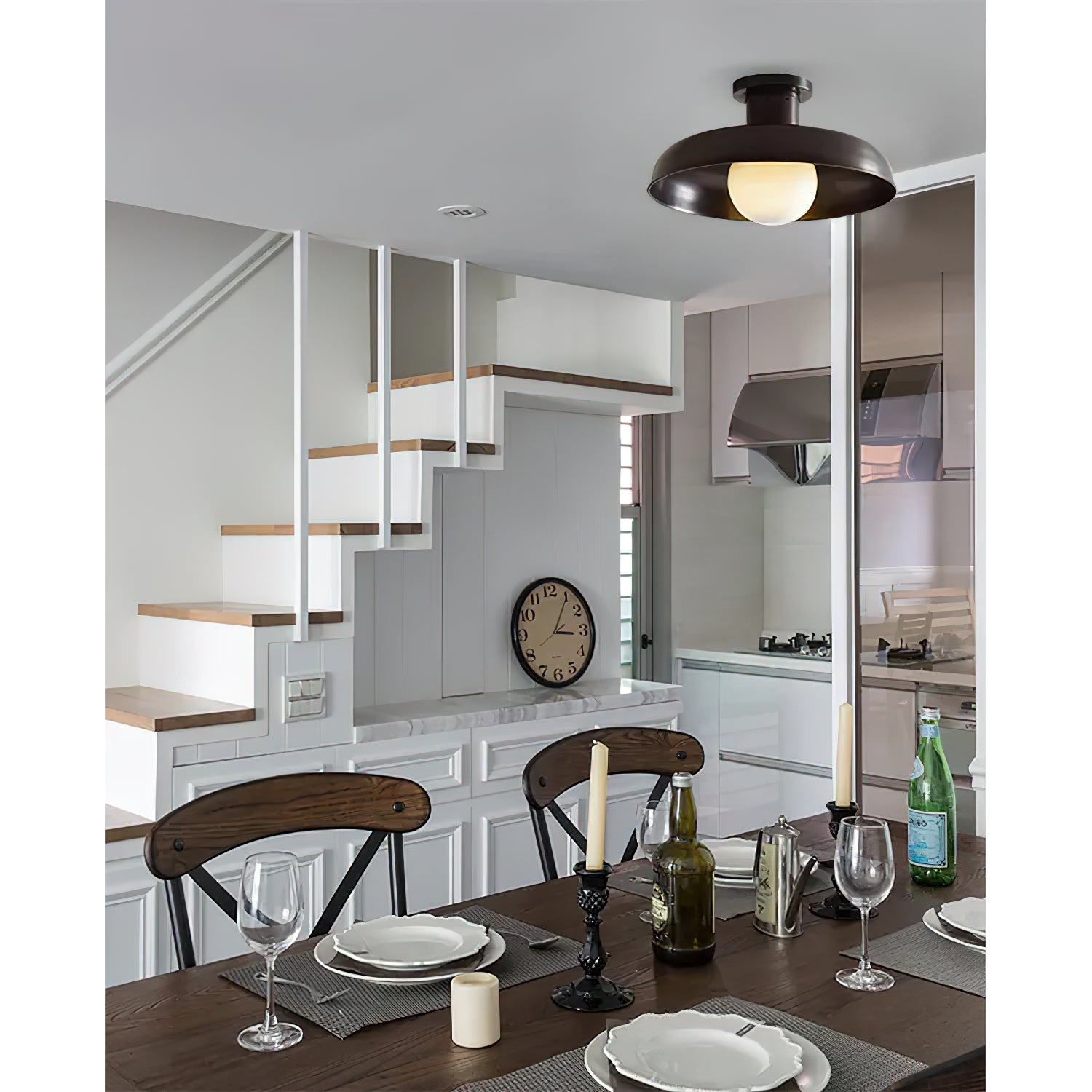 Cadence Semi Flush Ceiling Lamp D622