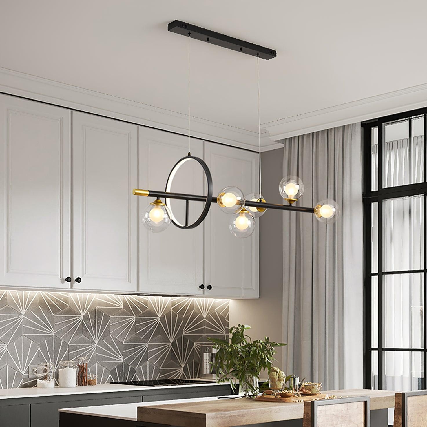 Creative Horizontal Long Bar Chandelier K385