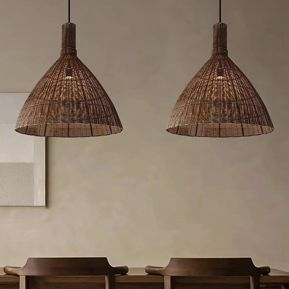 The Rattan Essence of the Islands Pendant Light D826
