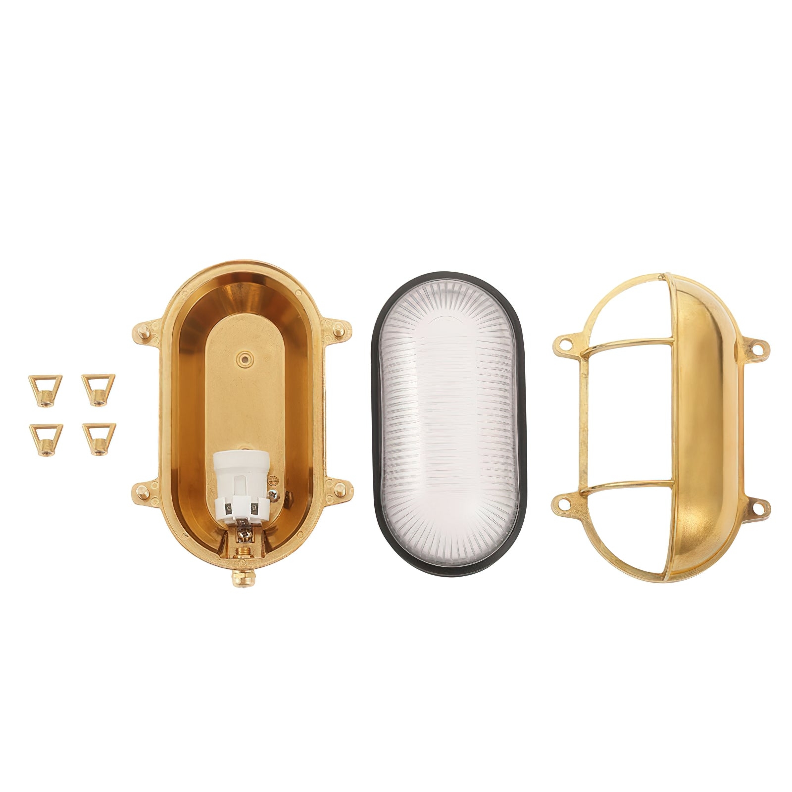 Fremantle Brass Bunker Sconce D636