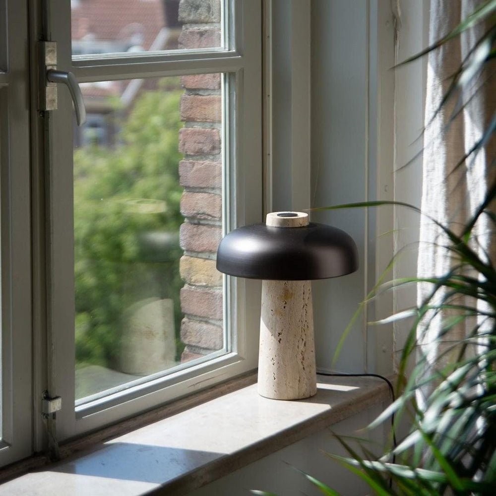 Metal Mushroom Natural Texture Table Lamp K689
