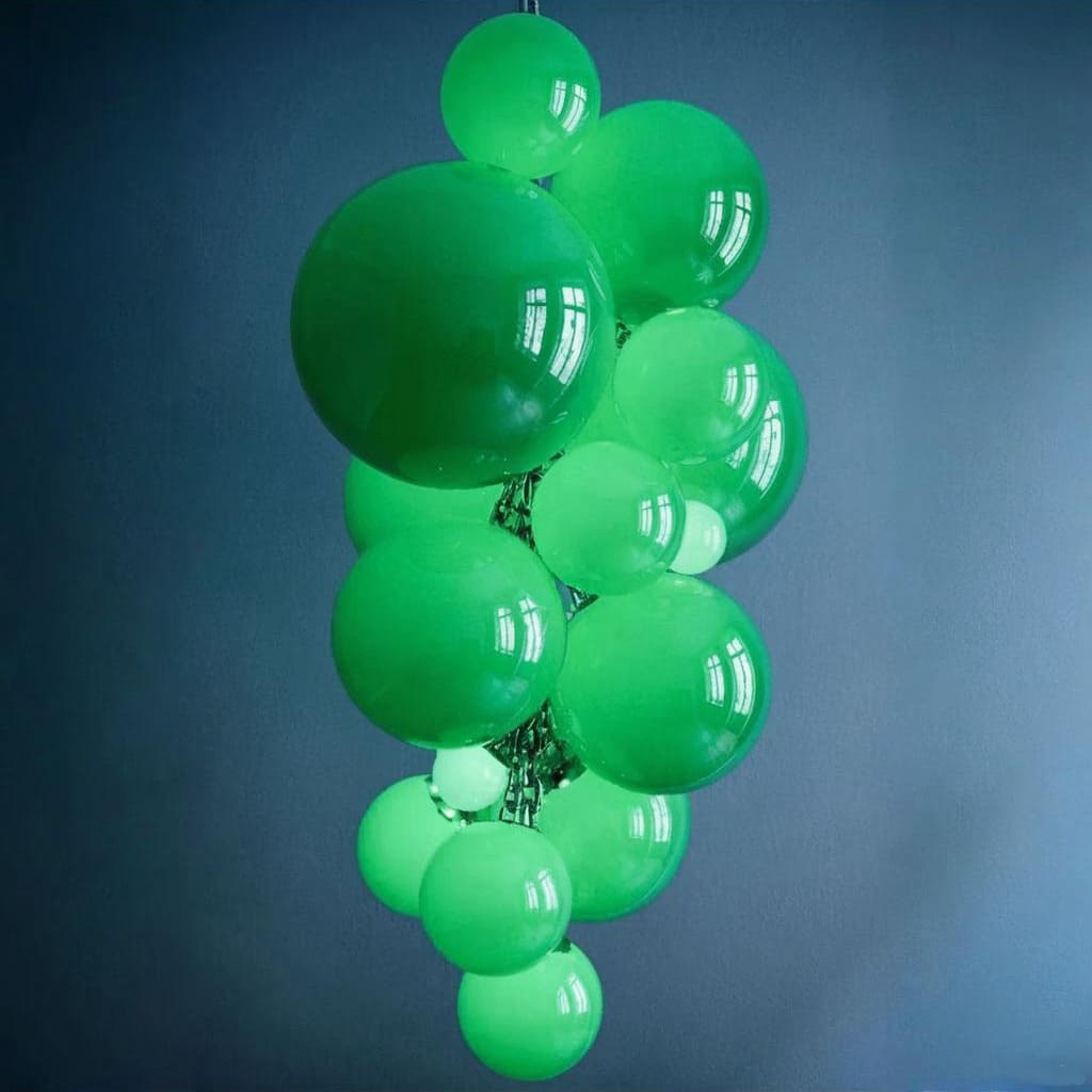 Modern Long Grape Glass Chandelier K2347