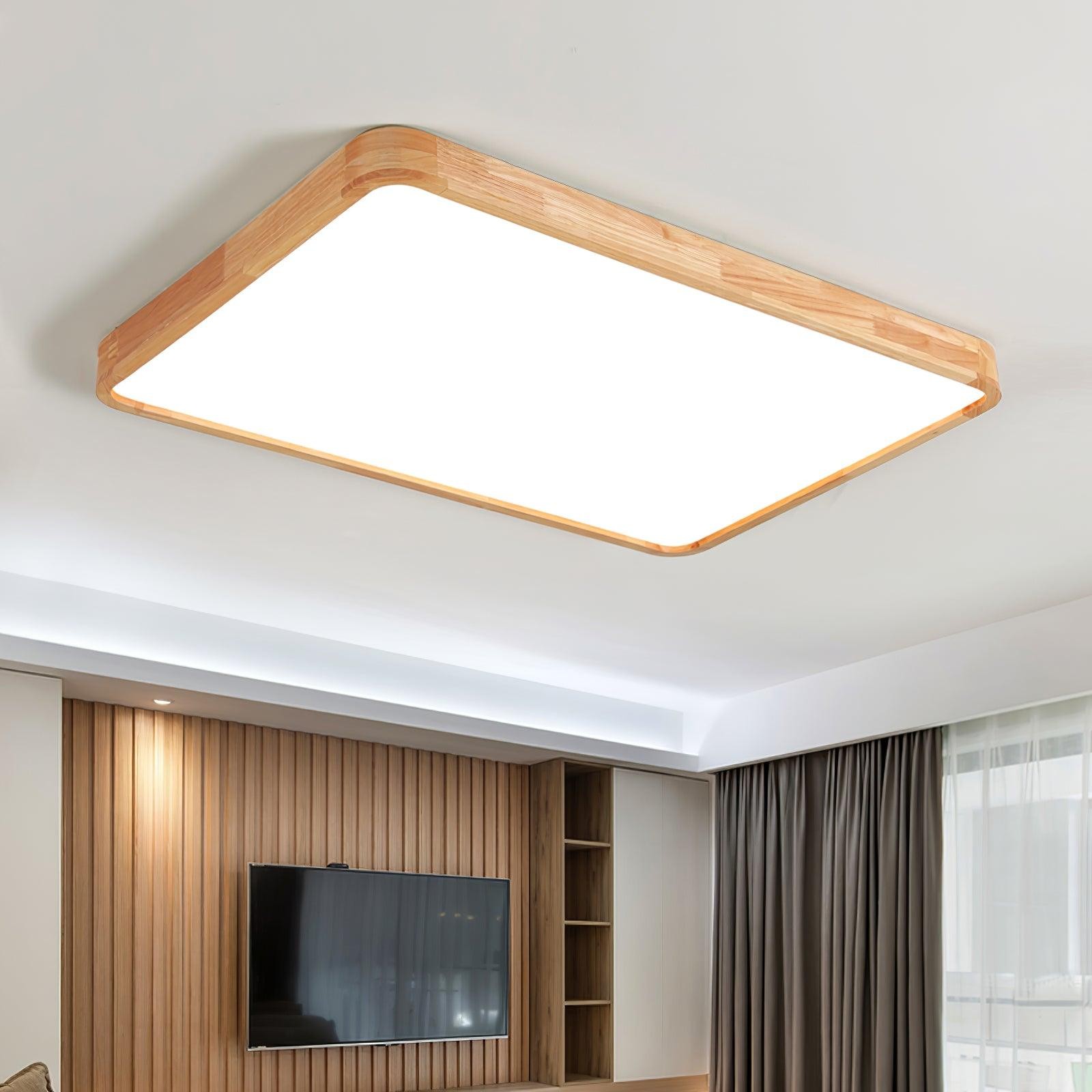 Wooden Geometric Ceiling Light K778