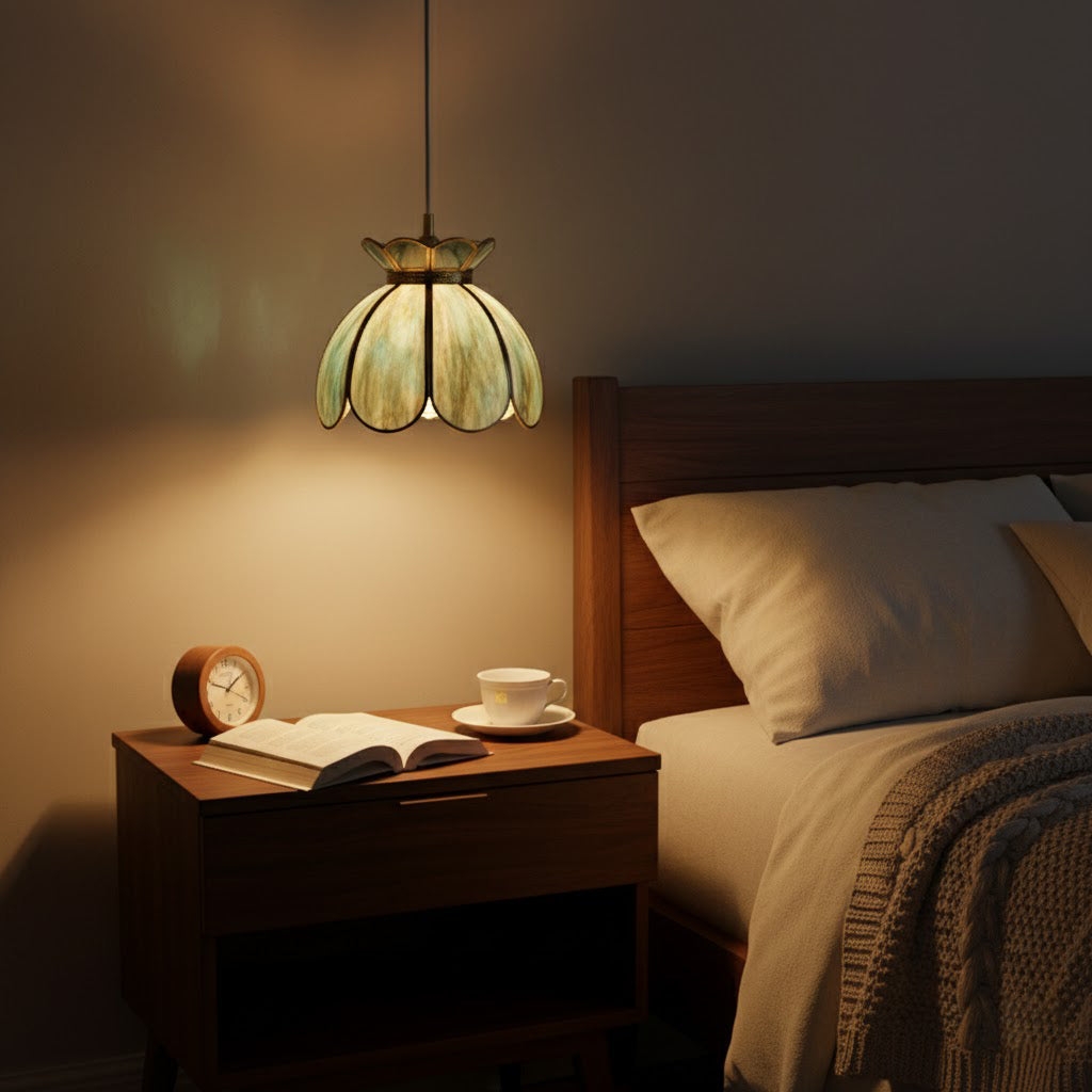 Retro Lotus Pendant Lamp D582