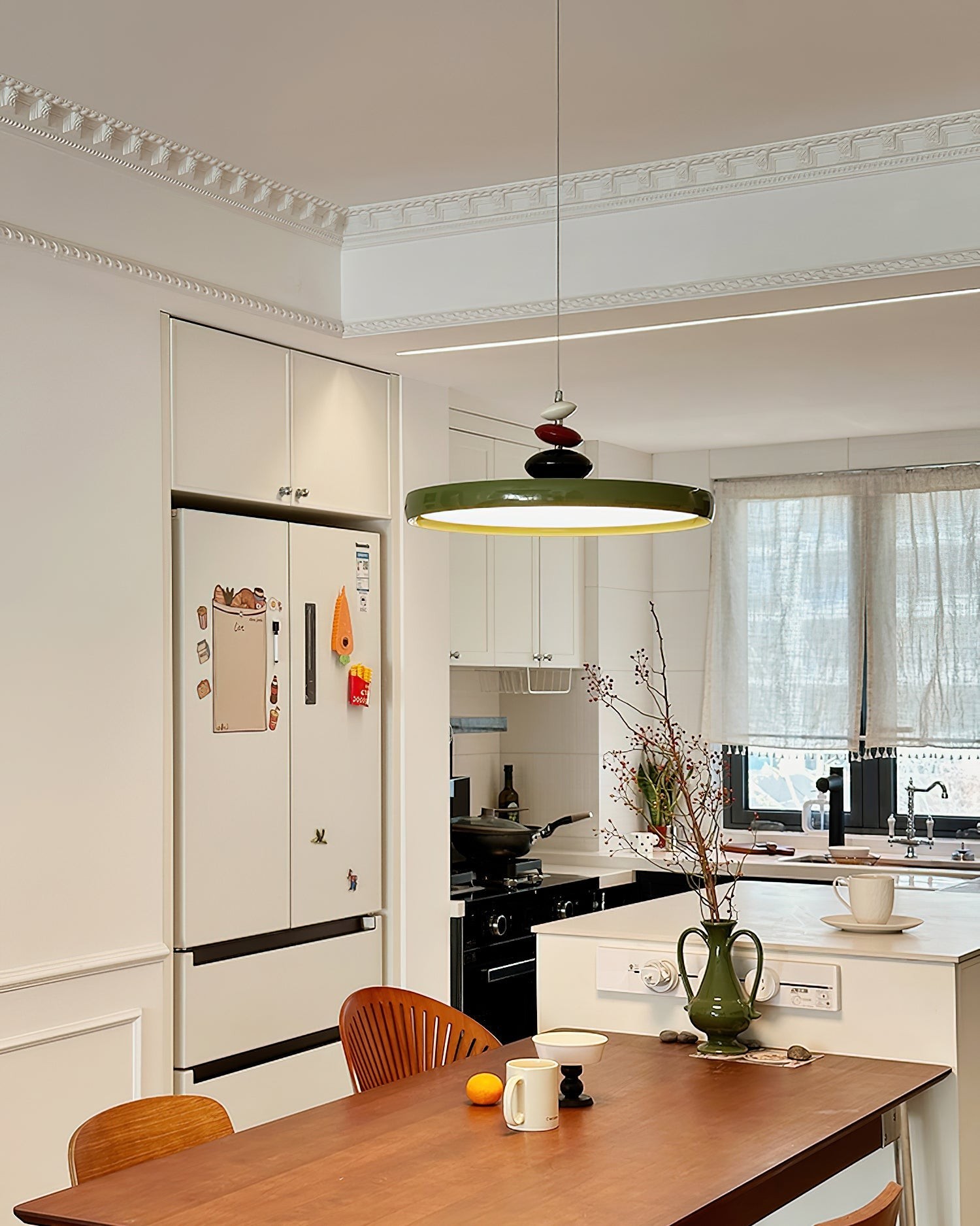 Swing Arm Stone Pendant Light K683
