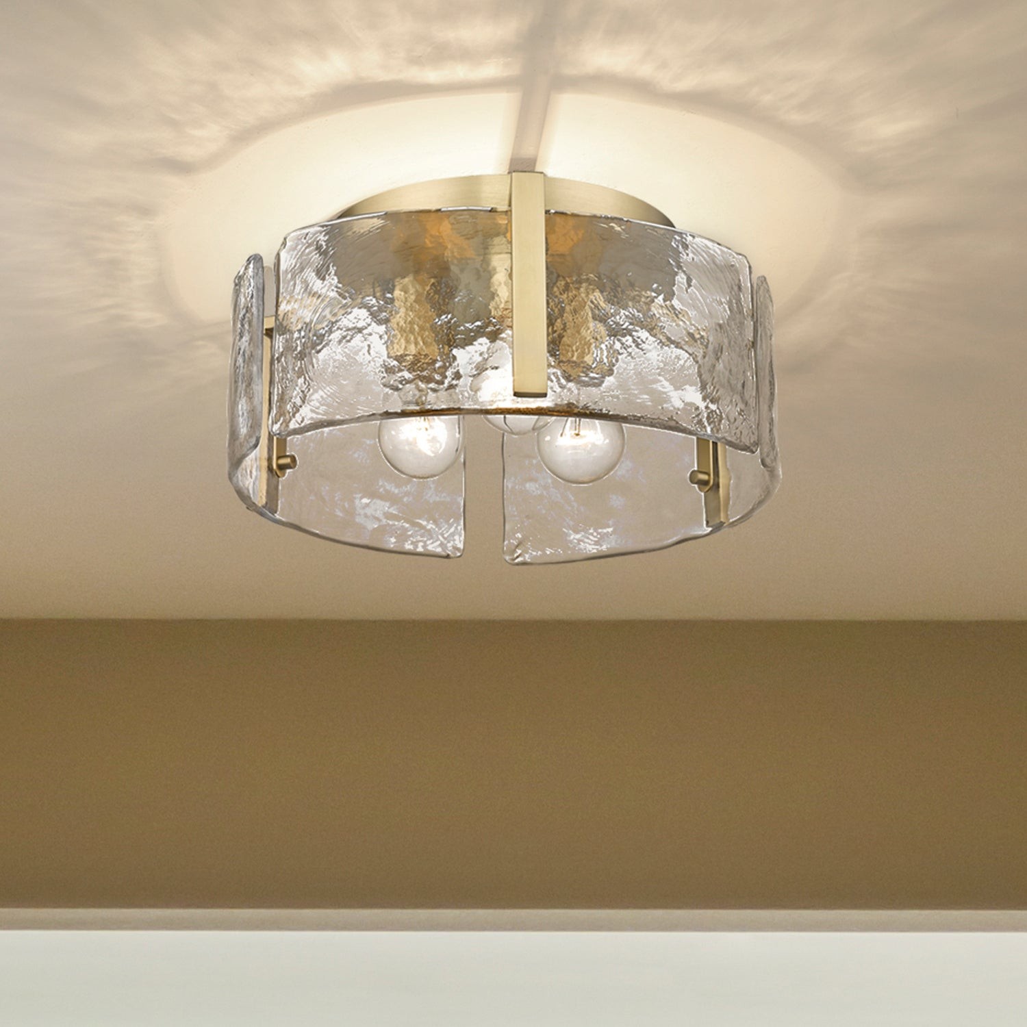 Nordic Light Luxury Flush Mount Ceiling Lamp for Living Room K840