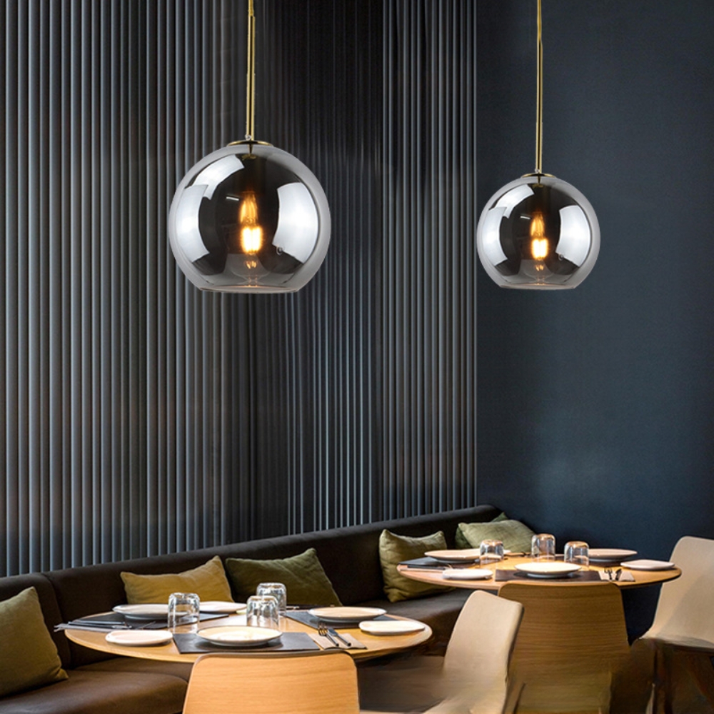 Solara Nordic Spherical Glass Pendant Light D943