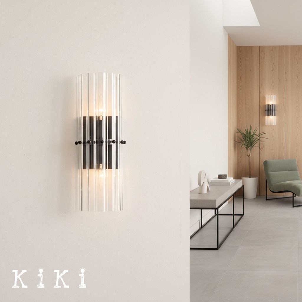 Lumora Elegant Crystal Wall Sconce - Modern Luxury Style Lamp for Hallway and Bedroom K1357