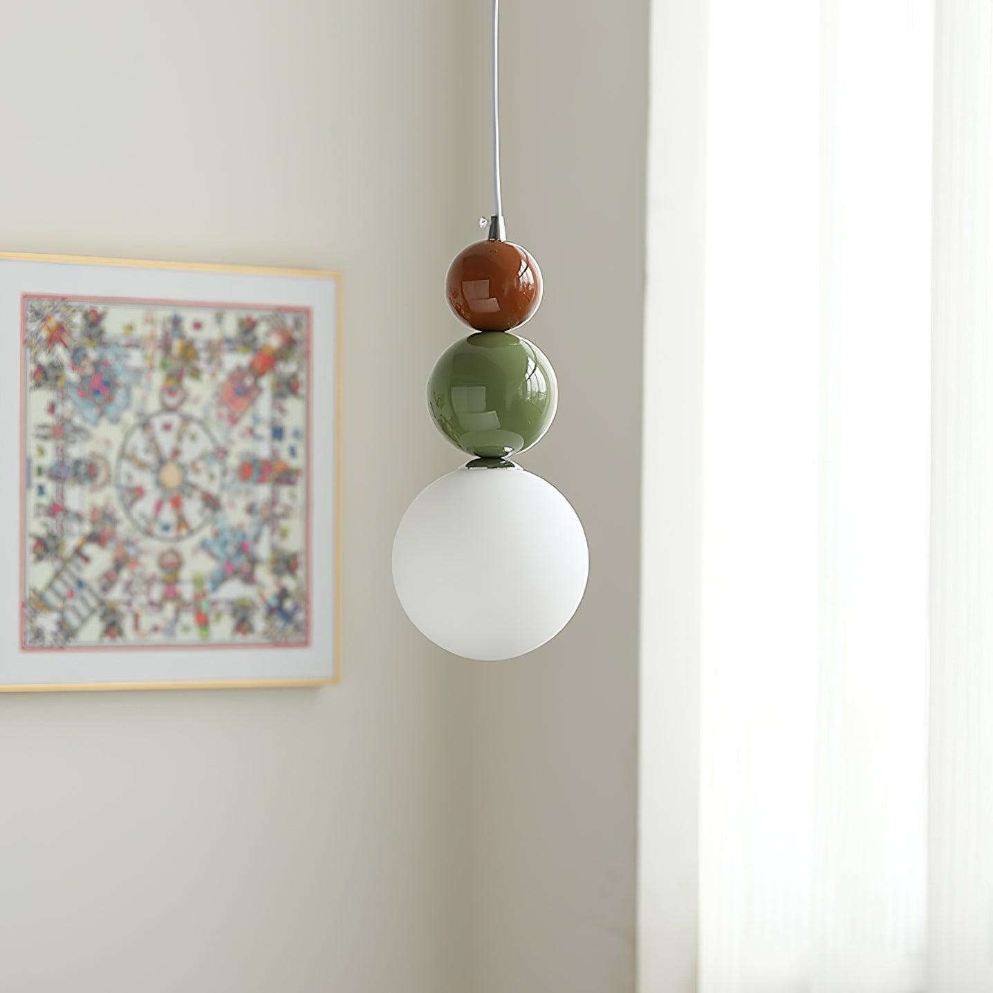 Nordic Cream Modern Simple Dot Pendant Lamp K355