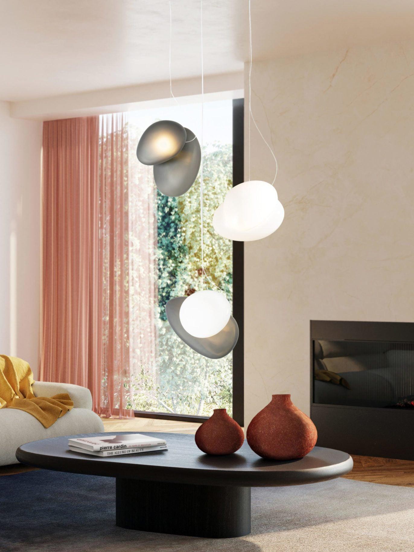 Translucent Frosted Glass Pendant Light K725