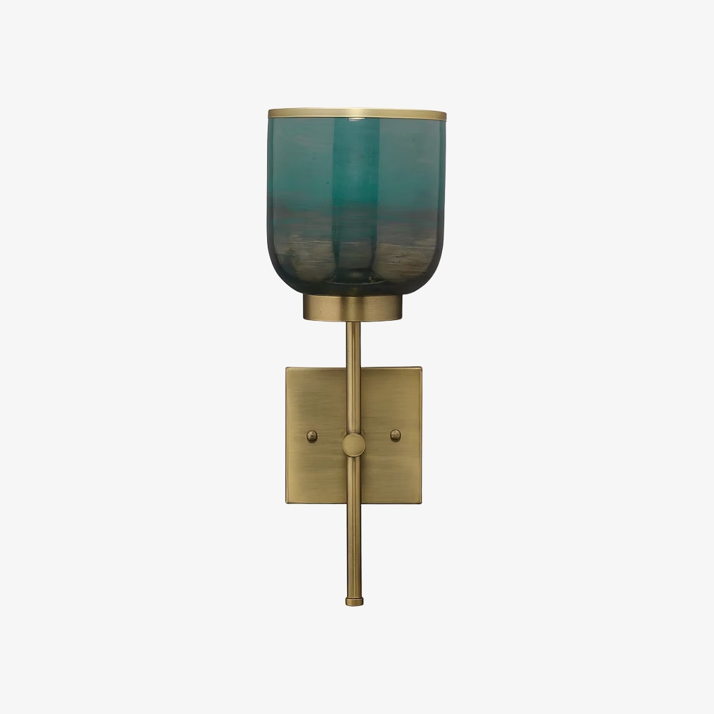 Helvo Gradient Glass Wall Lamp - Cylinder Glass Sconce for Living Room and Entryway K2350