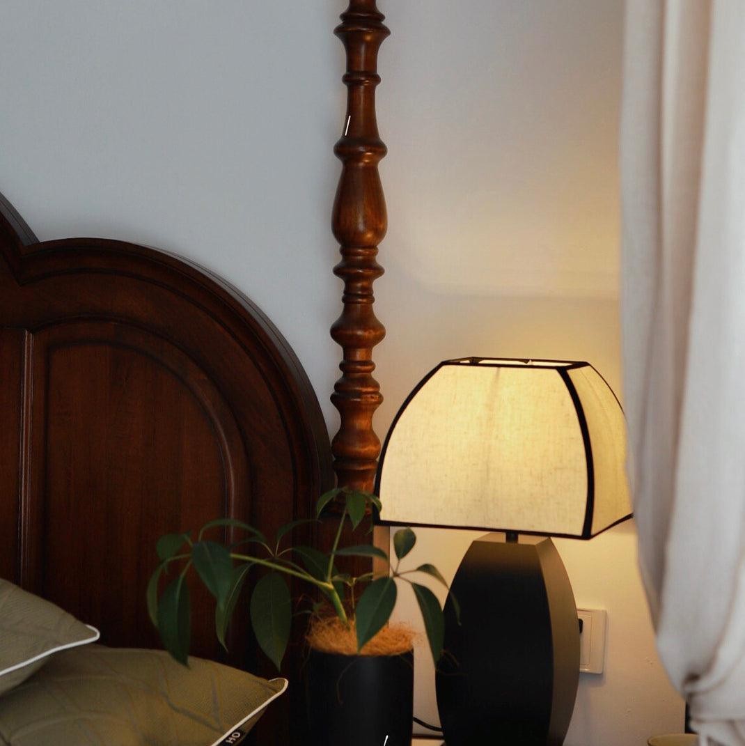 Retro Metal Mushroom Fabric Table Lamp K430