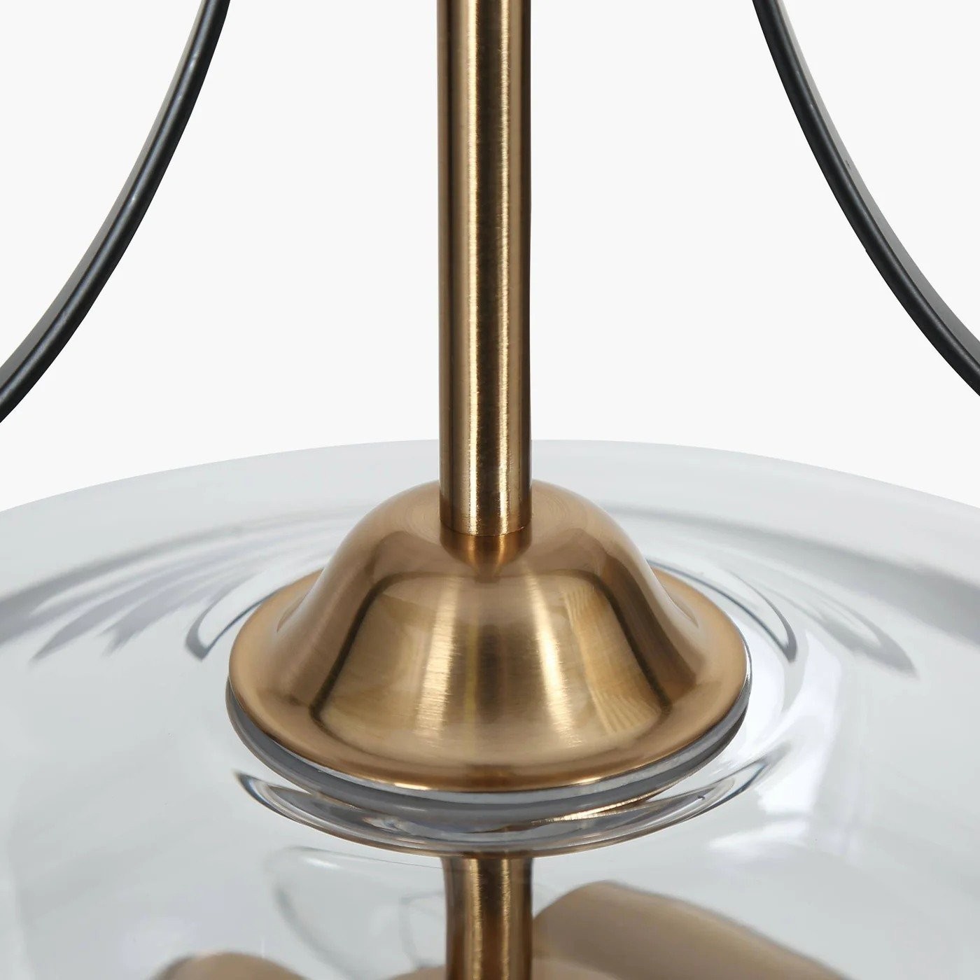 Lirra Modern Bowl Glass Pendant Lamp - Elegant Light Fixture for Dining Table K1732