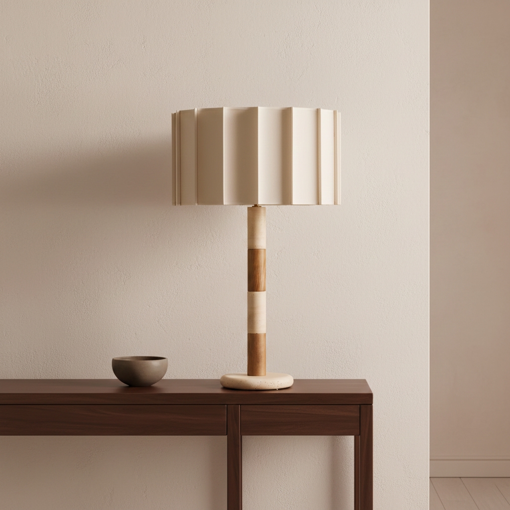Pleated Grove Table Lamp D216