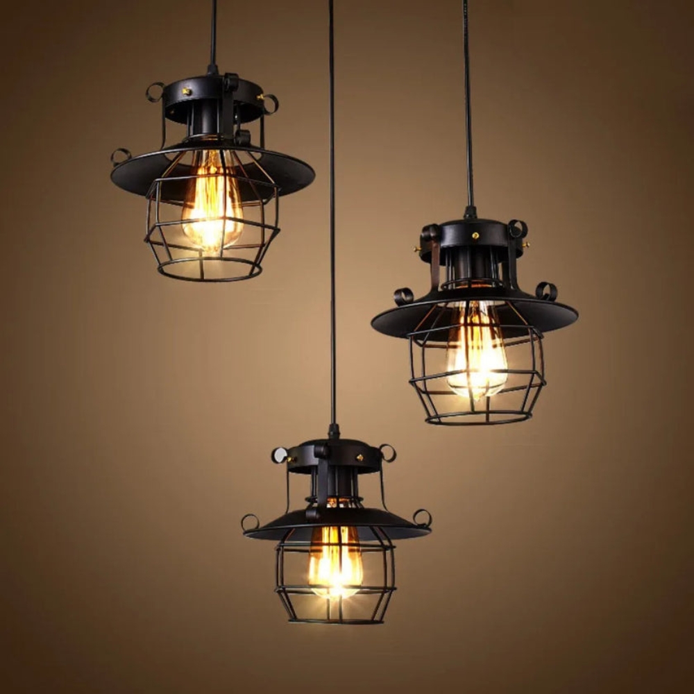 Brilliant Industrial Pendant Light D817