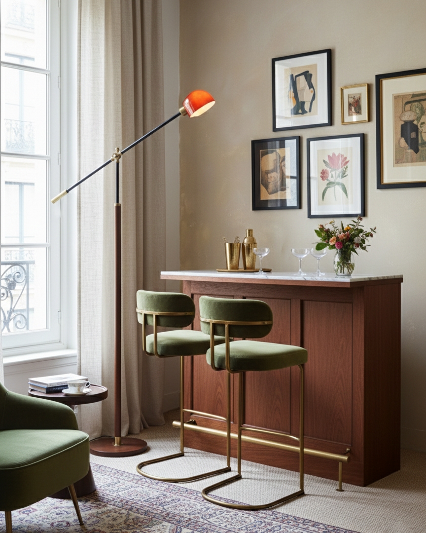 Heritage Swing Floor Lamp D316