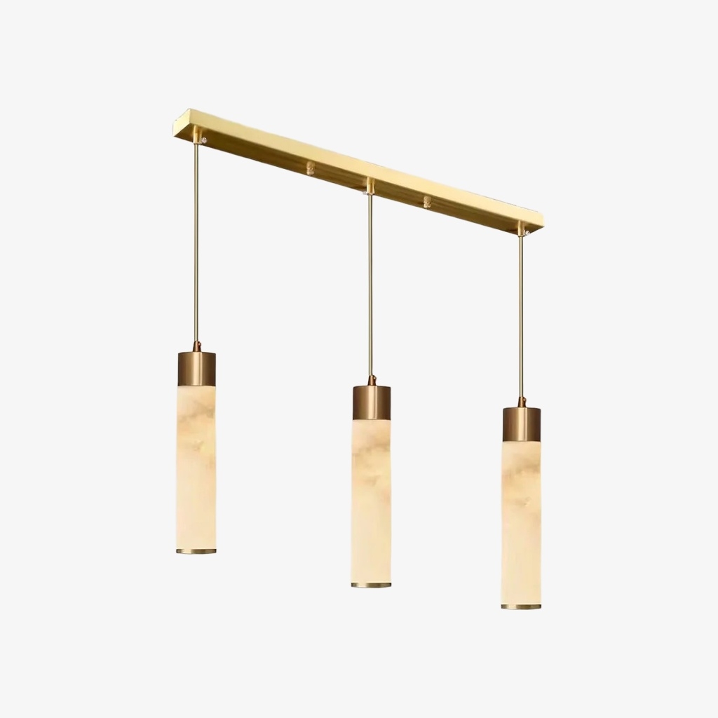 Solaryx Minimal Cylindrical Silhouette Pendant Light - Modern Style Lamp for Kitchen or Dining Room K2300