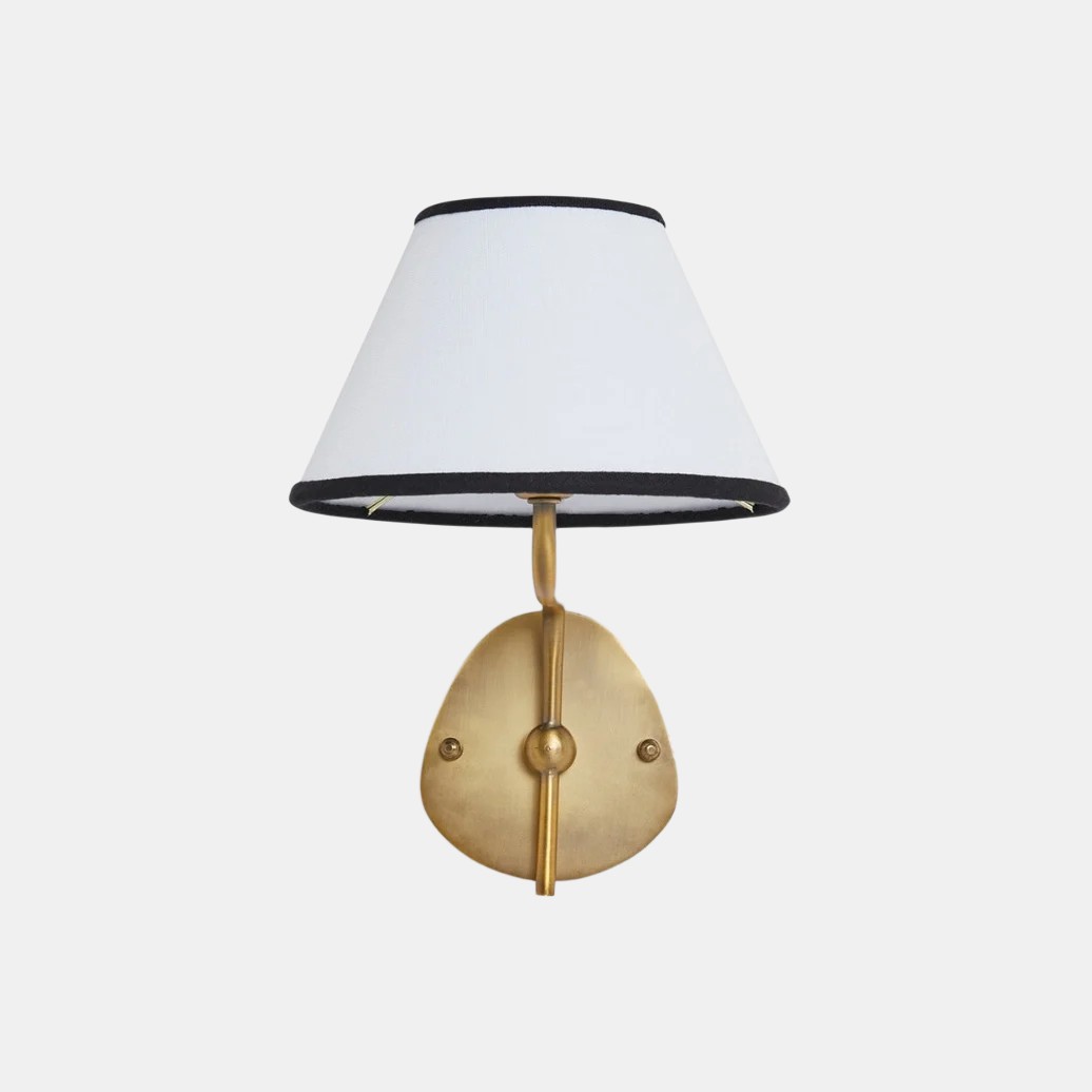Kulo Elegant Fabric Wall Lamp – Graceful Wave Design for Entry or Bedroom K1575