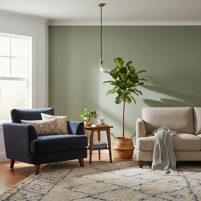 Plaitar Modern Brass Pendant Light - Minimalist Ceiling Fixture with Braided Cord for Hallways K1963