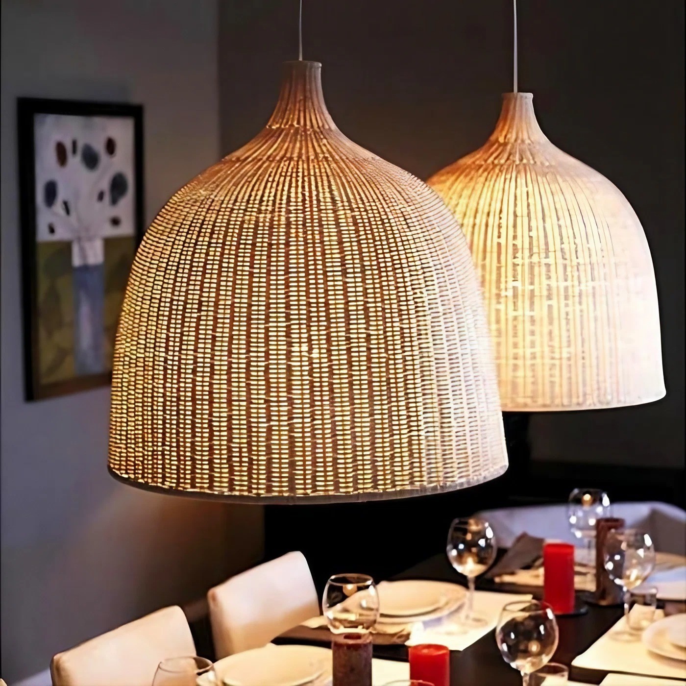 Rattan Pendant Light