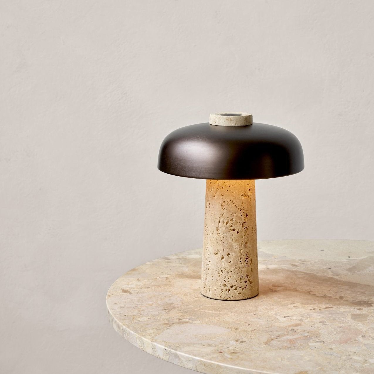 Metal Mushroom Natural Texture Table Lamp K689