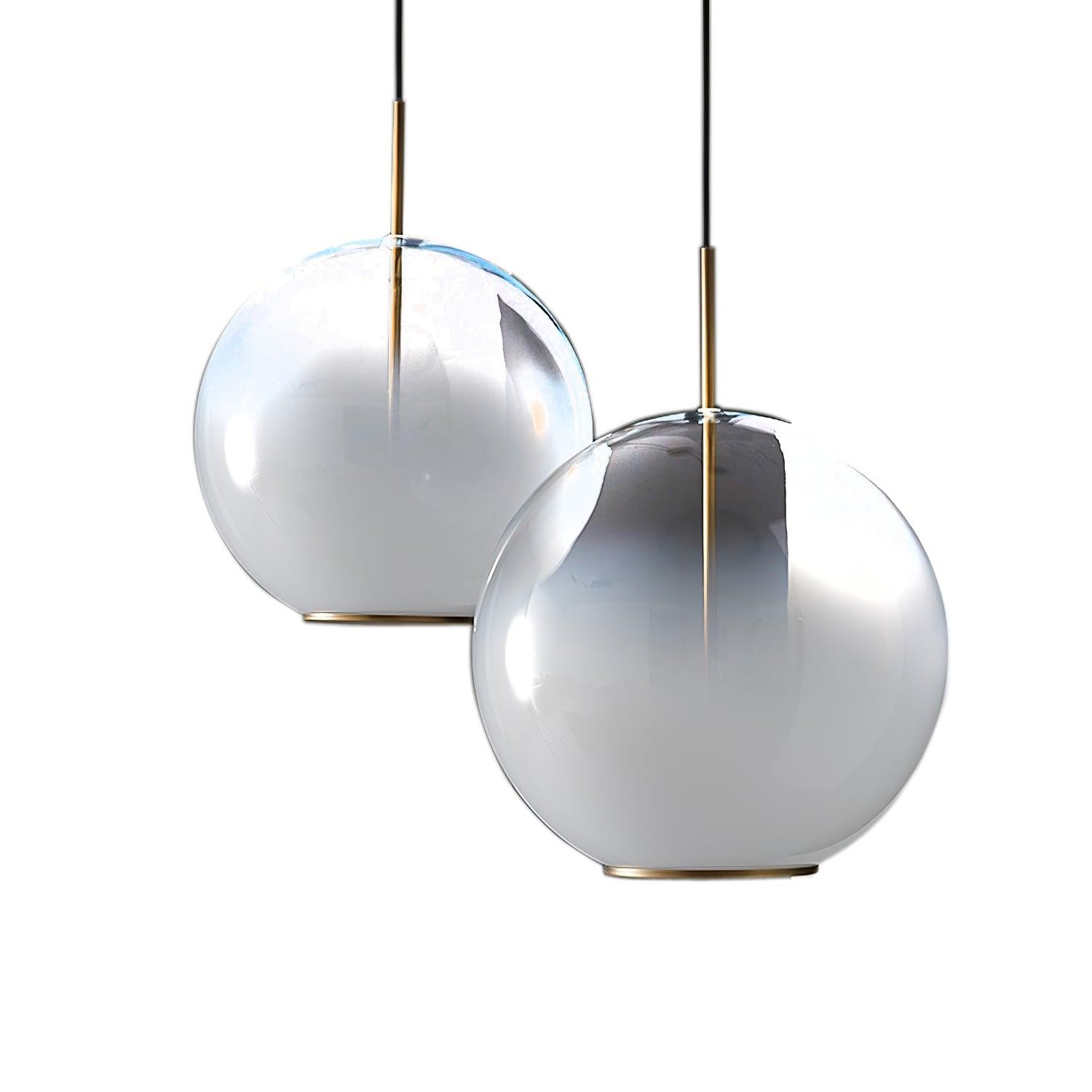 Simple Sphere Drop Gradient Glass Pendant Light K702