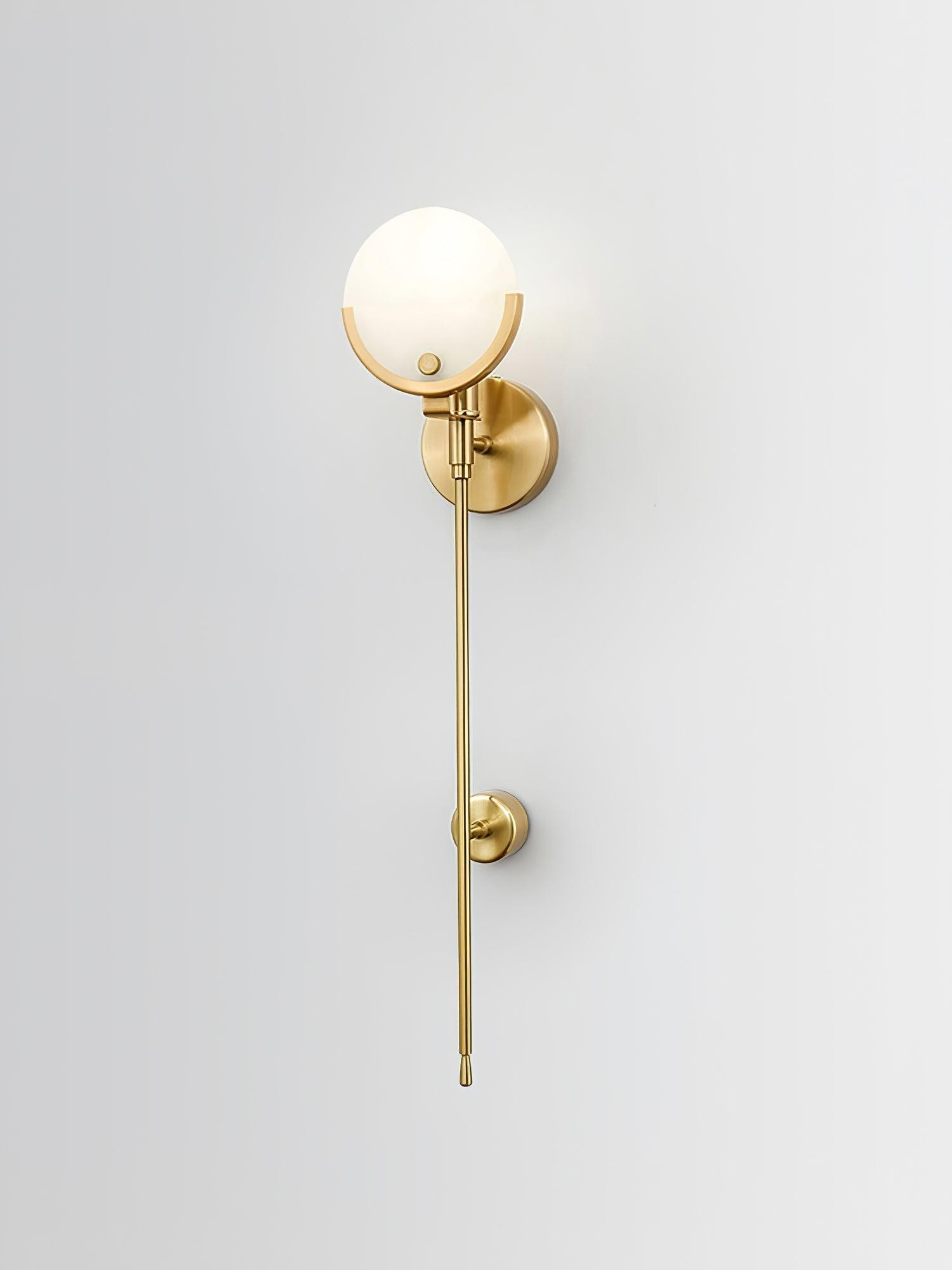 Metal Brass Spherical Bedroom Wall Lamp K247