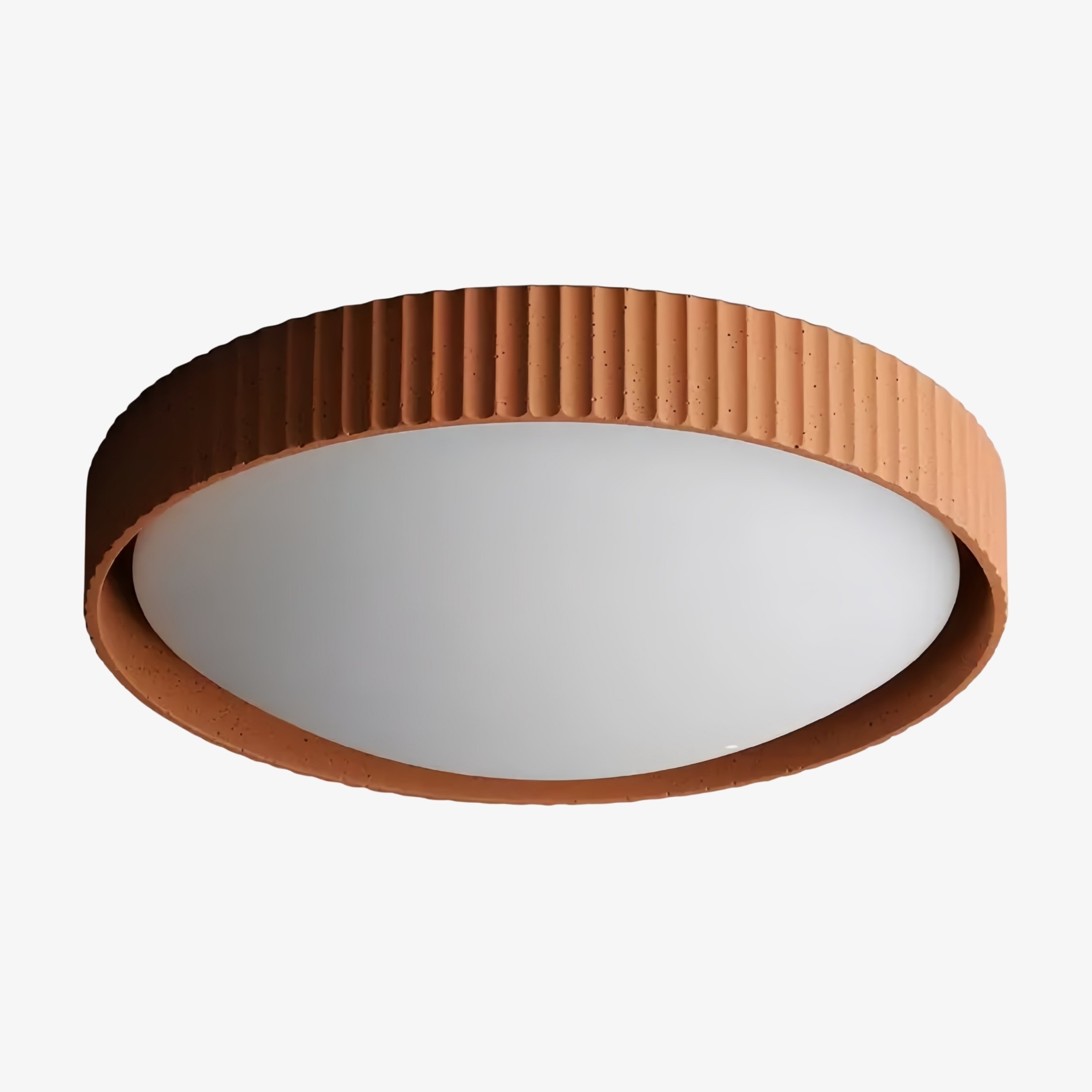 Acrion Modern Round Acrylic Flush Mount Ceiling Lamp - Minimalist Fixture for Living Room K2348