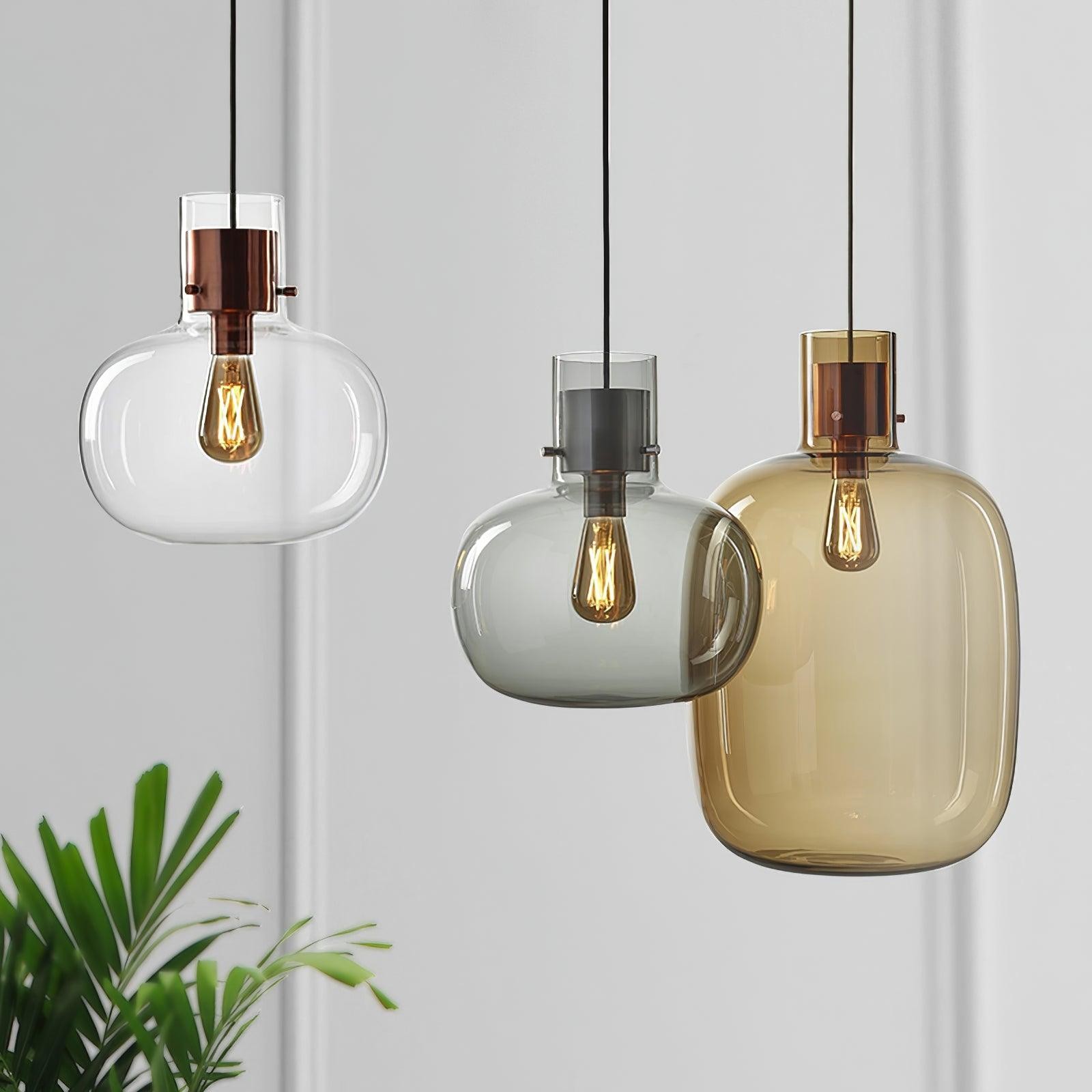 Nordic Minimalist Luxury Personality Glass Pendant Light K289