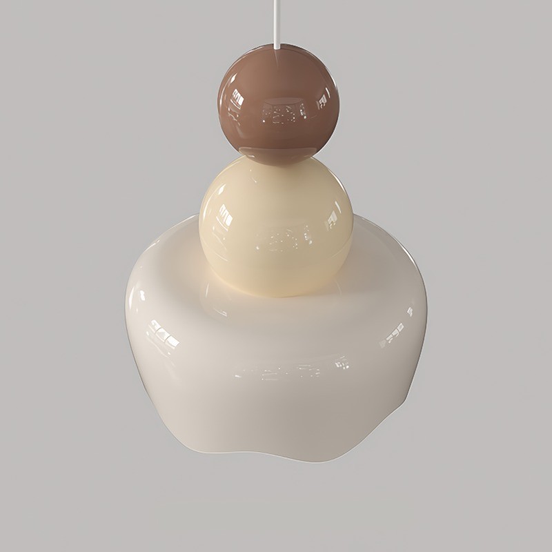 Cream Sunny Rain Doll Resin Pendant Light K146