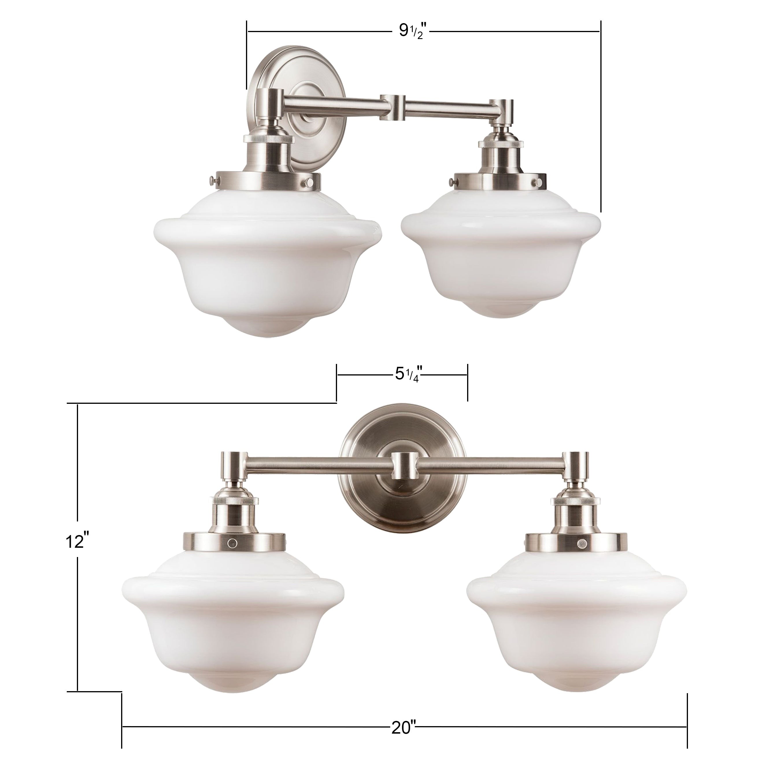 Lavagna Industrial Bathroom Vanity Light K1211