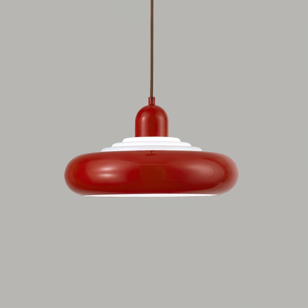 Multi-tiered Round Tower Cream Color Pendant Lamp K284