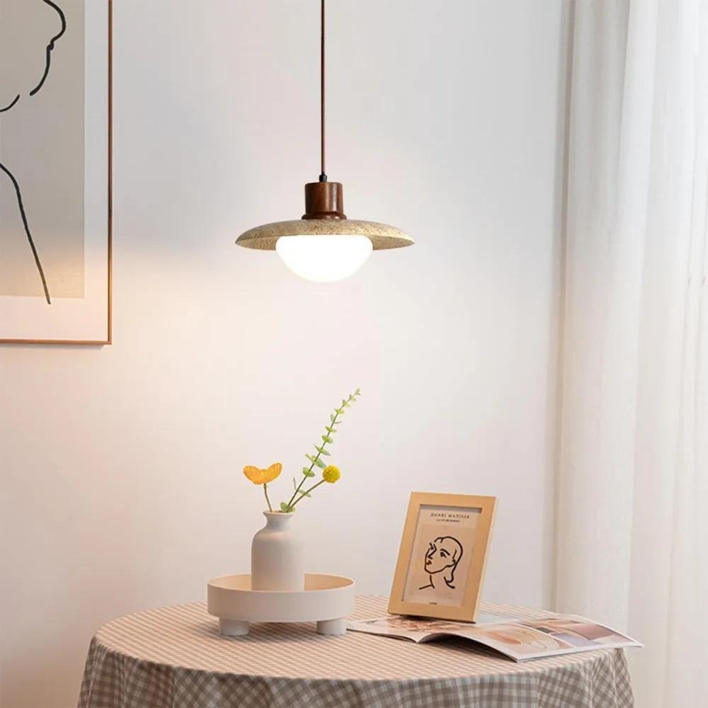 The Travertine Shining Rock Pendant Lamp D870
