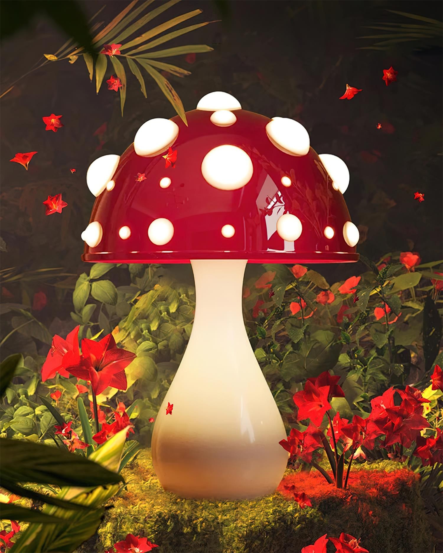 Poisonous Mushrooms Table Lamp K603
